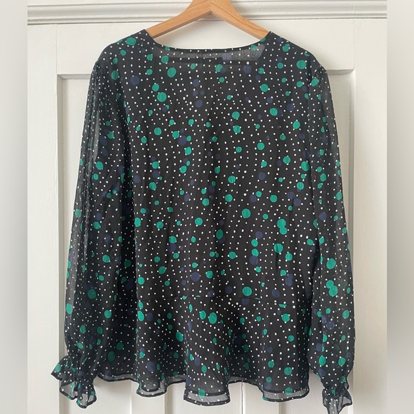 Black and green Tommy Hilfiger lightweight top - Picture 3 of 5